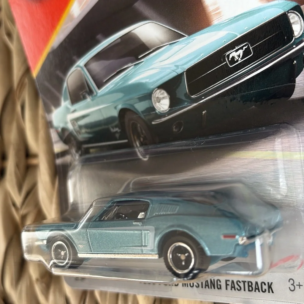 1968 Ford Mustang Fastback Pony Muscle Car Matchbox Diecast Model 2025 New